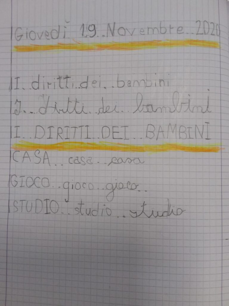 Giornata mondiale dei diritti dell'infanzia e dell'adolescenza 2020