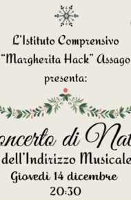 Concerto di Natale dell'indirizzo musicale