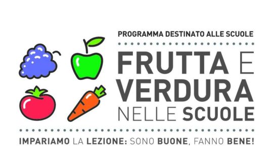 frutta e verdura nelle scuole