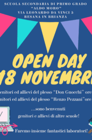 Open day scuola secondaria di primo grado