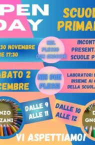 OPEN DAY SCUOLE PRIMARIE