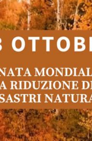 Giornata mondiale per la riduzione dei disastri naturali