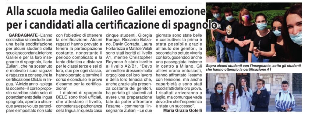 Articolo di giornale