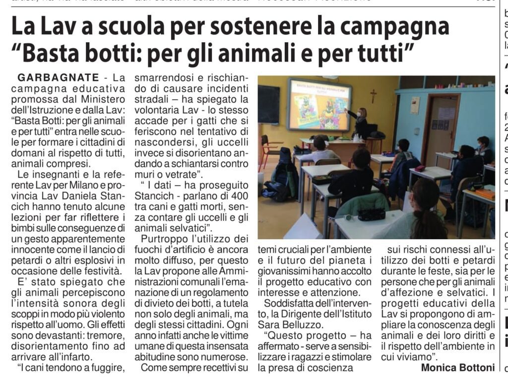 Articolo di giornale