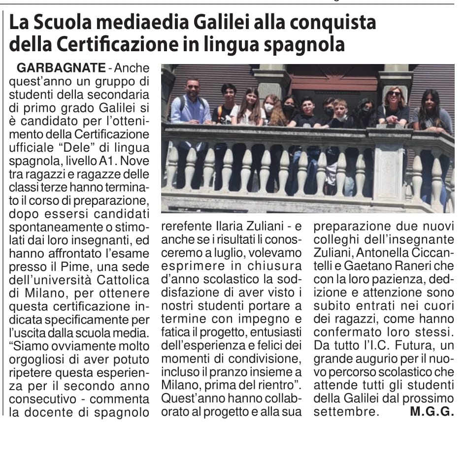 Articolo di giornale