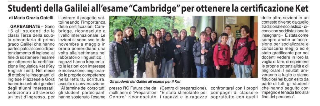 Articolo di giornale