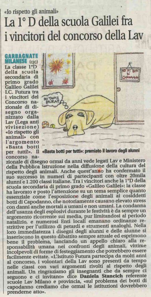 Articolo di giornale