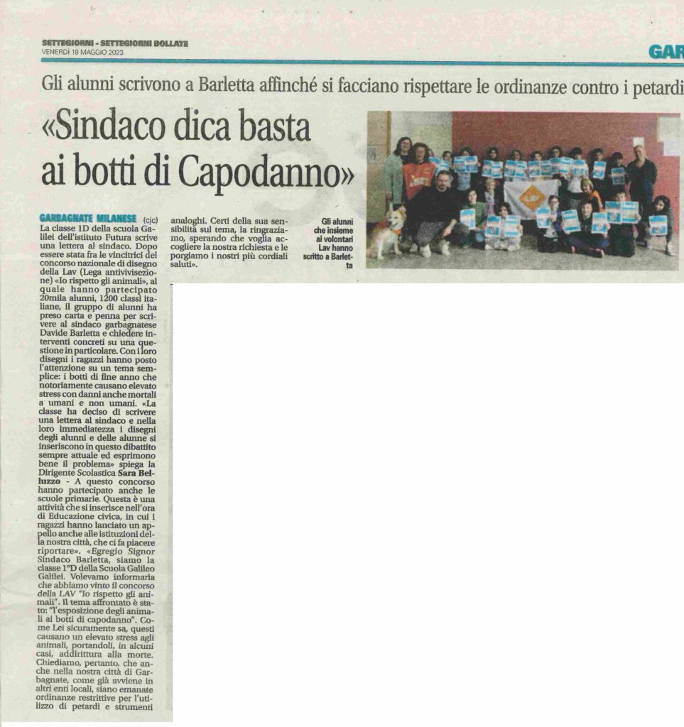 Articolo di giornale