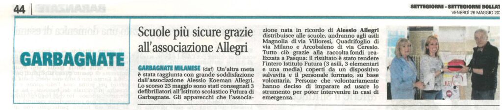 Articolo di giornale