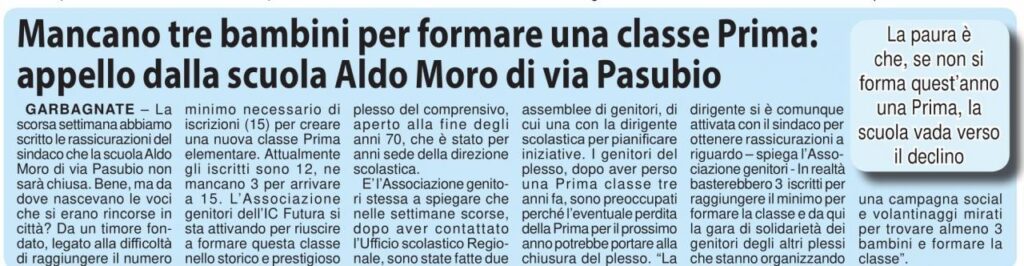 Articolo di giornale