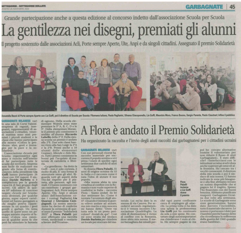 Articolo di giornale