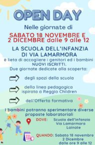 Open day scuola dell'infanzia