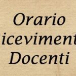 orario ricevimento docenti