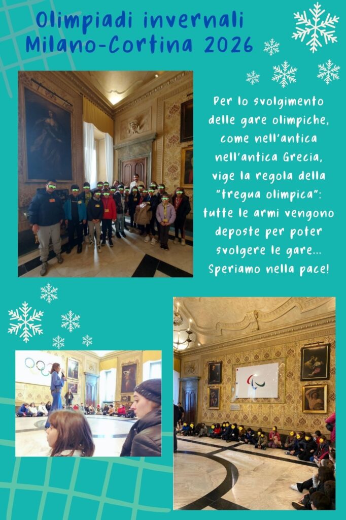 Foto delle classi nella Sala dell'Orologio