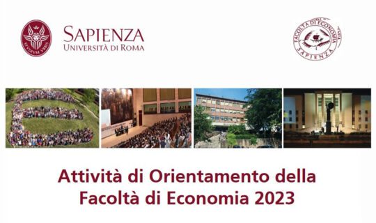 Univeristà La Sapienza Facoltà economia