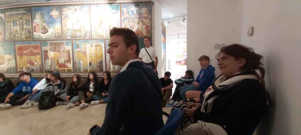 Visita del Liceo Calvino di Noverasco alla mostra “S. Francesco secondo Giotto”