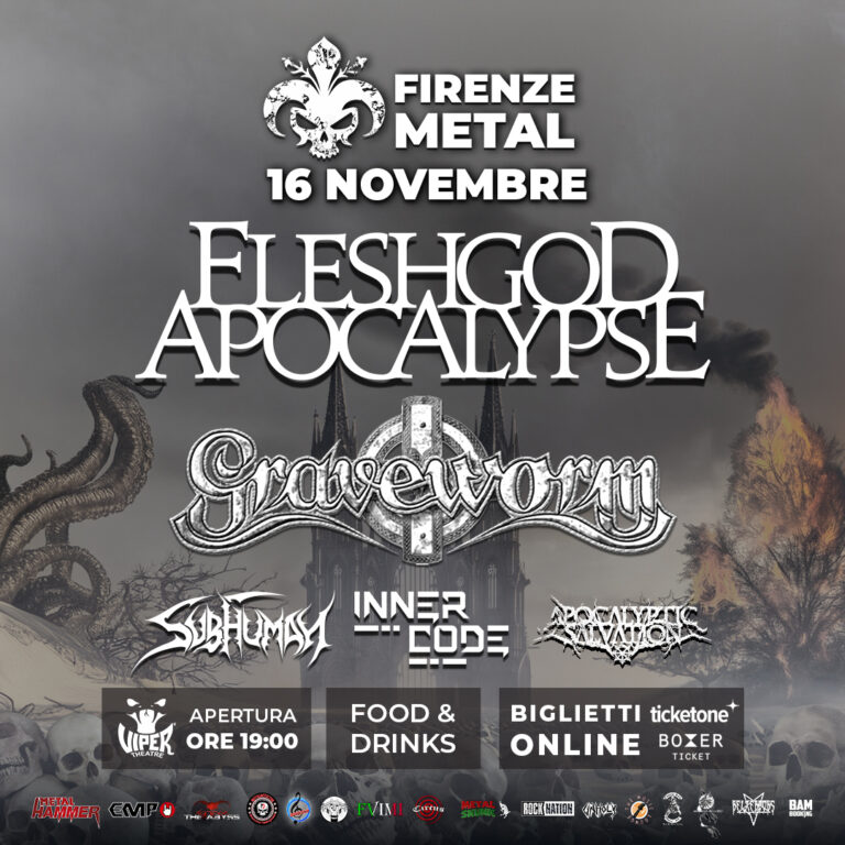FLESHGOD APOCALYPSE: HEADLINER AL FIRENZE METAL SABATO 16 NOVEMBRE
