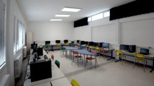 L’aula di informatica 1
