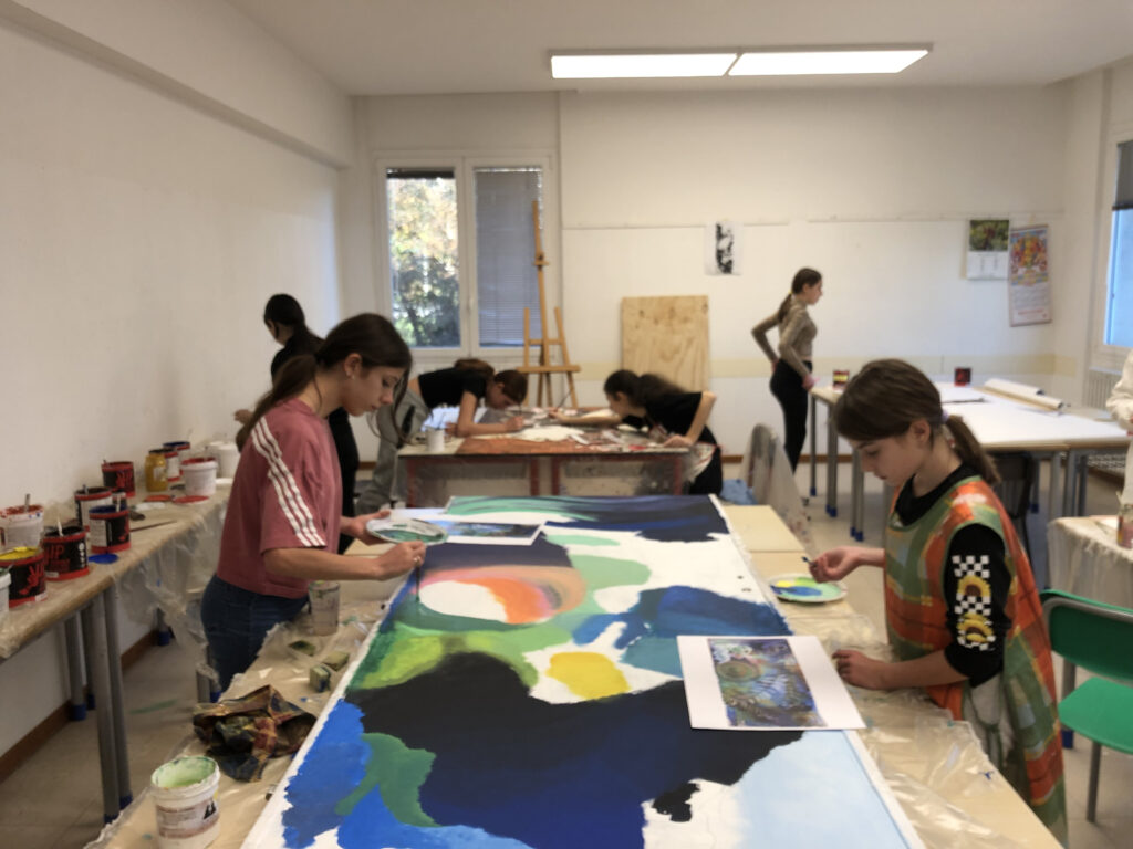 Laboratorio artistico di pittura su tavola e su porte